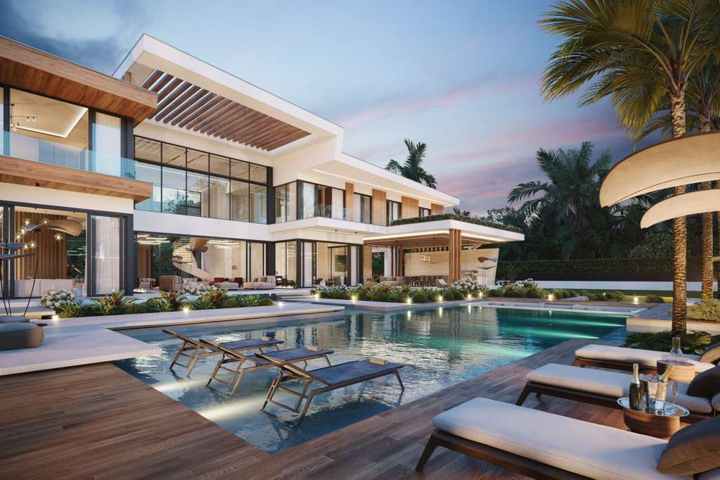 Sunset Pool Deck